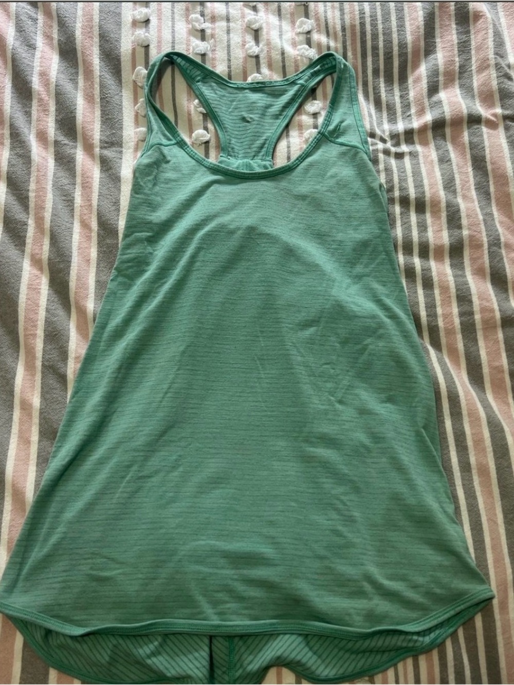 Lululemon Teal/Aqua Racerback Tank Top - Women
